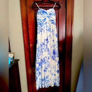 Floral prom dress, size 0